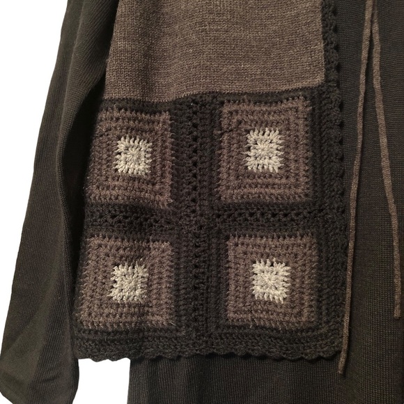 Nina Leonard Sweater Dress with Vest - Picture 5 of 13